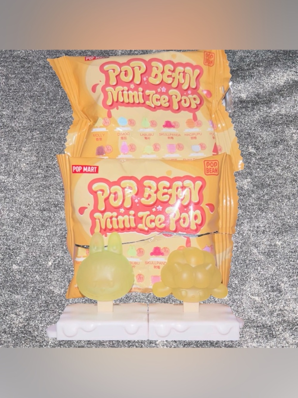 Popbean Mini Ice Pop Series Labubu + Seulgie